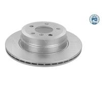 2x Disco de freno Eje trasero ventilado 315 523 0024/PD MEYLE para BMW X5 X6
