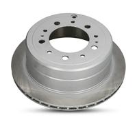 2x Disco de freno Eje trasero ventilado 61-02-223C ASHIKA para TOYOTA LEXUS