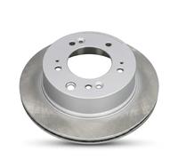 2x Disco de freno Eje trasero ventilado 61-0K-K12C ASHIKA para KIA SORENTO I