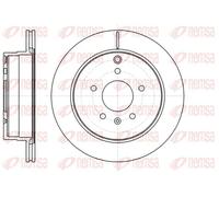 2x Disco de freno Eje trasero ventilado 61182.10 REMSA para OPEL CHEVROLET