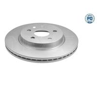 2x Disco de freno Eje trasero ventilado 615 523 0019/PD MEYLE para SAAB OPEL
