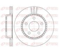 2x Disco de freno Eje trasero ventilado 6356.10 REMSA para AUDI 100 C3 Sedán