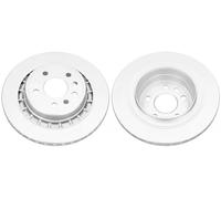 2x Disco de freno Eje trasero ventilado BS-8402C OPTIMAL para SAAB 9-5