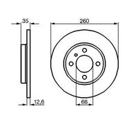 2x Disco de freno macizo 0 986 478 029 BOSCH para BMW 3 3 Descapotable
