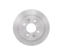 2x Disco de freno macizo 0 986 479 739 BOSCH para HONDA JAZZ III JAZZ IV