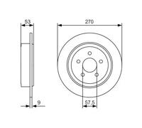 Bosch BD2139 Discos de freno, certificación ECE-R90, 1 juego de 2 discos