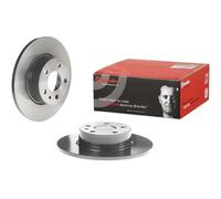 2x Disco de freno macizo 08.3126.21 BREMBO para ALFA ROMEO LANCIA FIAT