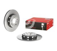 2x Disco de freno macizo 08.4750.41 BREMBO para MERCEDES-BENZ CLASE C