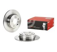 2x Disco de freno macizo 08.5178.10 BREMBO para MERCEDES-BENZ 124 Sedán CLASE E