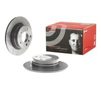 2x Disco de freno macizo 08.5366.76 BREMBO para BMW 3 3 Coupé 3 Descapotable