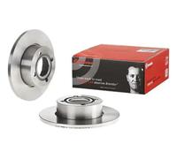 2x Disco de freno macizo 08.5714.10 BREMBO para AUDI 80 B4 Sedán 80 B4 Avant