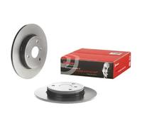 2x Disco de freno macizo 08.8163.21 BREMBO para SMART FORTWO Coupé FORTWO Cabrio