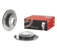 2x Disco de freno macizo 08.8408.11 BREMBO para AUDI VW