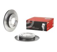 2x Disco de freno macizo 08.9081.21 BREMBO para HYUNDAI KIA