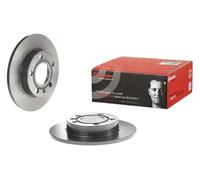 2x Disco de freno macizo 08.9136.11 BREMBO para AUDI SEAT