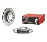 2x Disco de freno macizo 08.9136.75 BREMBO para AUDI SEAT