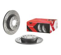 2x Disco de freno macizo 08.9511.1X BREMBO para CADILLAC SAAB OPEL