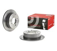 2x Disco de freno macizo 08.A114.11 BREMBO para HYUNDAI KIA