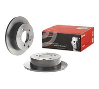 2x Disco de freno macizo 08.A114.71 BREMBO para MITSUBISHI LANCER VIII