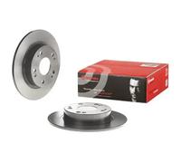Disco de freno BREMBO 08A14711 trasero, macizo, 1 Pieza