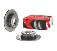 2x Disco de freno macizo 08.A205.1X BREMBO para BMW 3 1 1 Coupé 3 Coupé