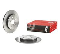 2x Disco de freno macizo 08.A534.31 BREMBO para TOYOTA SUBARU LEXUS