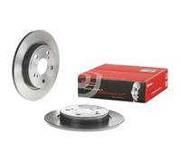 Disco de freno BREMBO 08A91211 trasero, macizo, 1 Pieza