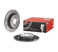 2x Disco de freno macizo 08.B348.41 BREMBO para MERCEDES-BENZ CLA Coupé CLASE A