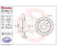 BREMBO 08.B602.1X Disco de freno