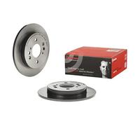 2x Disco de freno macizo 08.B602.21 BREMBO para HONDA JAZZ IV
