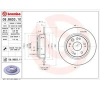 Brembo 08.B653.11 Rotores de Discos de Frenos
