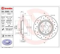 Disco de freno BREMBO XTRA LINE BREMBO 08.D060.1X, 1 Pieza