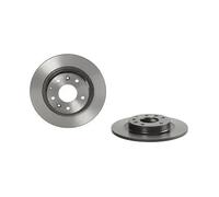 2x Disco de freno macizo 08.D222.11 BREMBO para MAZDA CX-3