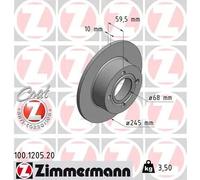 ZIMMERMANN 100.1205.20 Disco de freno
