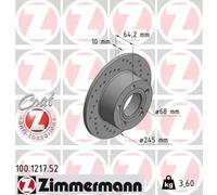 ZIMMERMANN 100.1217.52 Disco de freno