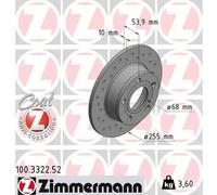ZIMMERMANN 100.3322.52 Disco de freno
