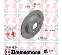 2x Disco de freno macizo 150.3489.20 ZIMMERMANN para MINI MINI MINI Coupé