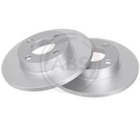 2x Disco de freno macizo 15745 A.B.S. para AUDI 80 B3 Sedán 100 C1 Sedán 90 B3