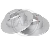 2x Disco de freno macizo 15749 A.B.S. para AUDI 80 B3 Sedán 100 C2 Sedán 90 B2