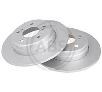 2x Disco de freno macizo 15815 A.B.S. para MERCEDES-BENZ CHRYSLER