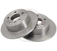 2x Disco de freno macizo 15818 A.B.S. para OPEL OMEGA A OMEGA A Station Wagon