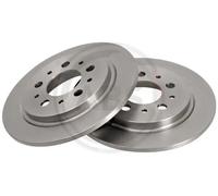 2x Disco de freno macizo 15955 A.B.S. para VOLVO 760 960 960 II 940 II 780 740