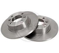 2x Disco de freno macizo 15959 A.B.S. para RENAULT 18 25 FUEGO ESPACE I