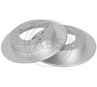 2x Disco de freno macizo 15988 A.B.S. para SUZUKI GEO