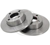 2x Disco de freno macizo 16100 A.B.S. para AUDI 80 B4 Sedán