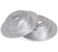 2x Disco de freno macizo 16139 A.B.S. para SUBARU LEGACY I IMPREZA Sedán