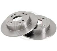 2x Disco de freno macizo 16147 A.B.S. para ROVER HONDA