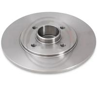 2x Disco de freno macizo 16151 A.B.S. para RENAULT 19 I Chamade 19 I MEGANE I