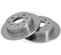 2x Disco de freno macizo 16192 A.B.S. para HONDA CRX III CIVIC V Hatchback