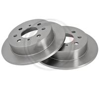 2x Disco de freno macizo 16192 A.B.S. para HONDA CRX III CIVIC V Hatchback
